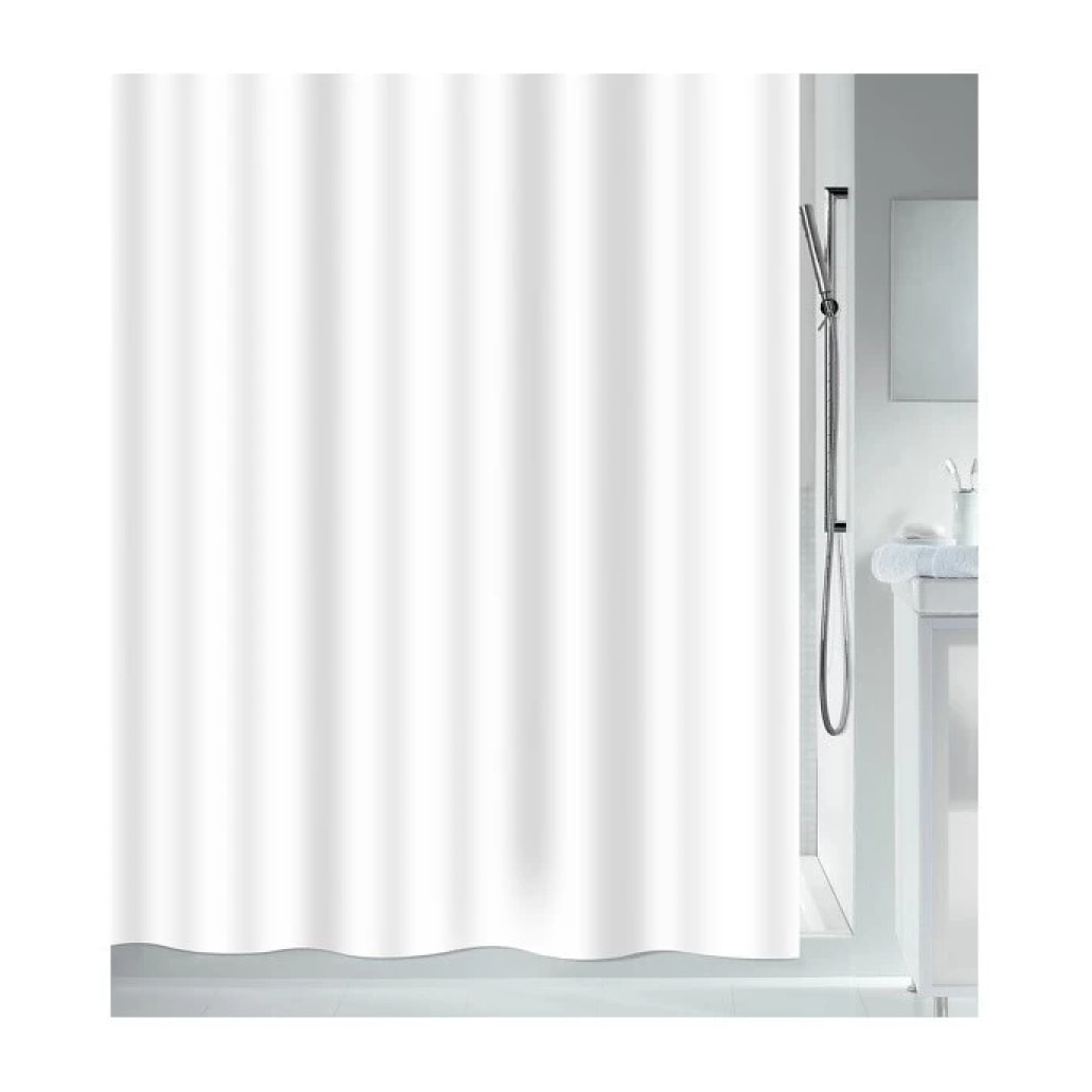 Rideau de douche Polyester SECURITAS 240x180cm Blanc Spirella