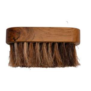 Brosse multifonction rectangulaire à poils doux et bois de teck - SALAH