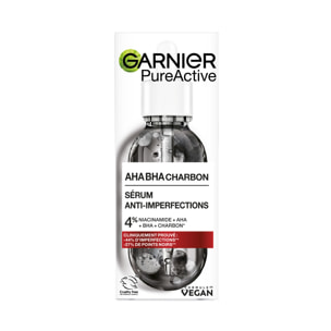 Garnier SkinActive PureActive Charbon Sérum Anti-imperfections 30mL