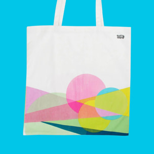 Sac de course type totebag en coton Tasty Green