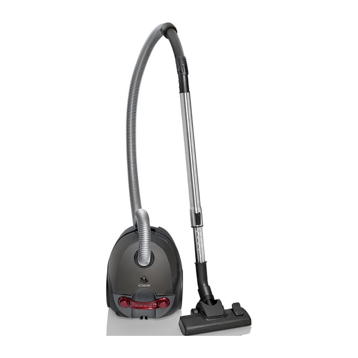 Aspirateur traineau avec sac Bomann BS 9019 CB N Anthracite/Rouge