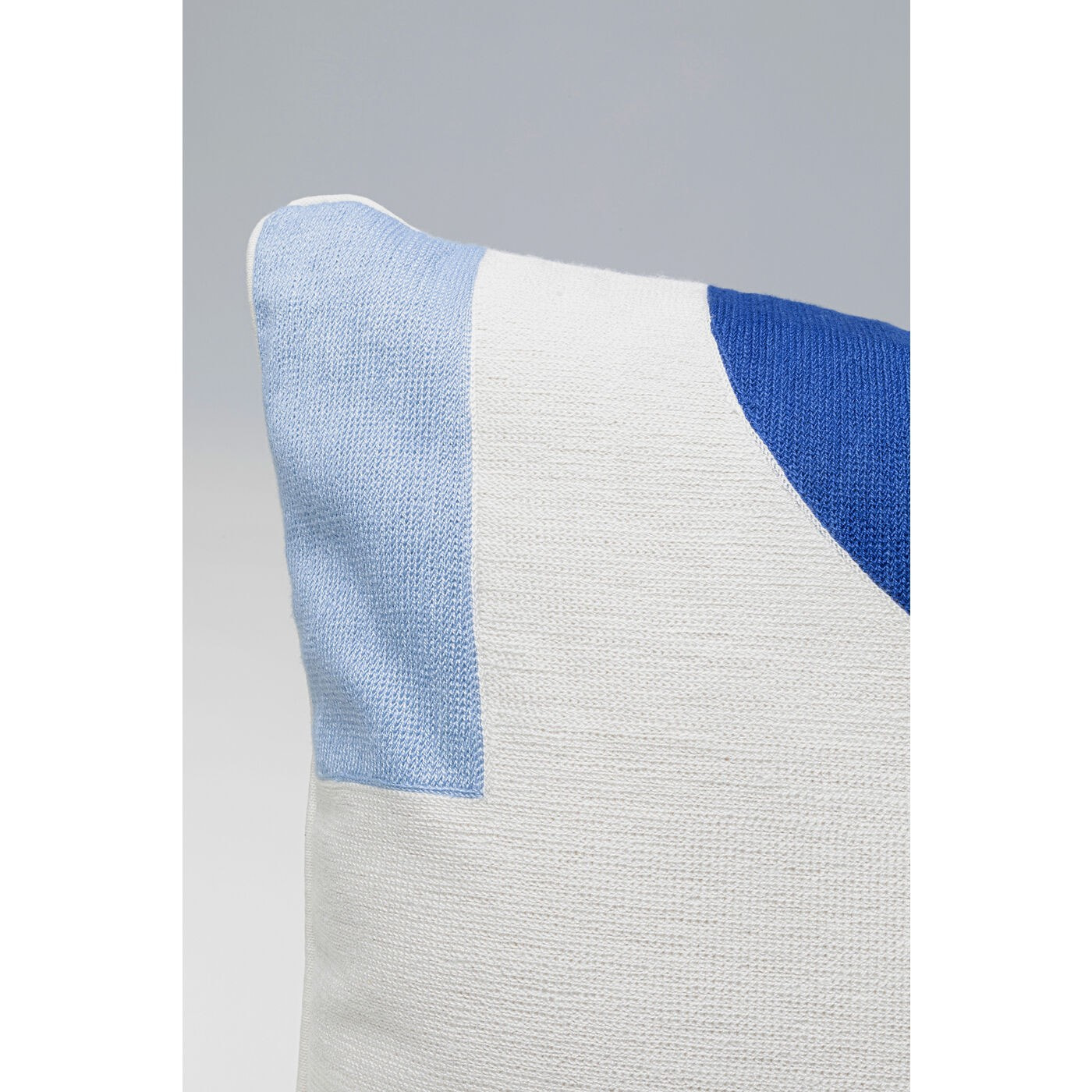 Coussin Forma bleu et blanc Kare Design