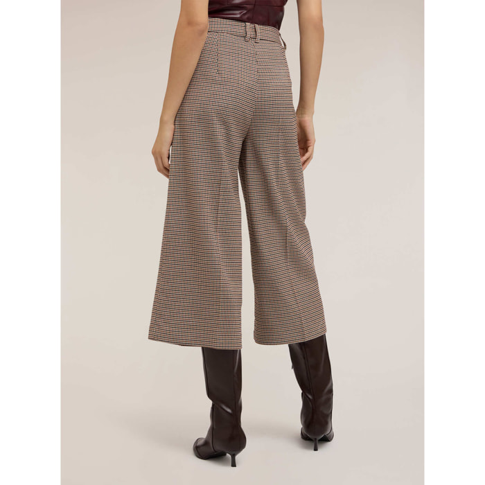 Motivi - Pantalones cortos a cuadros - Beige