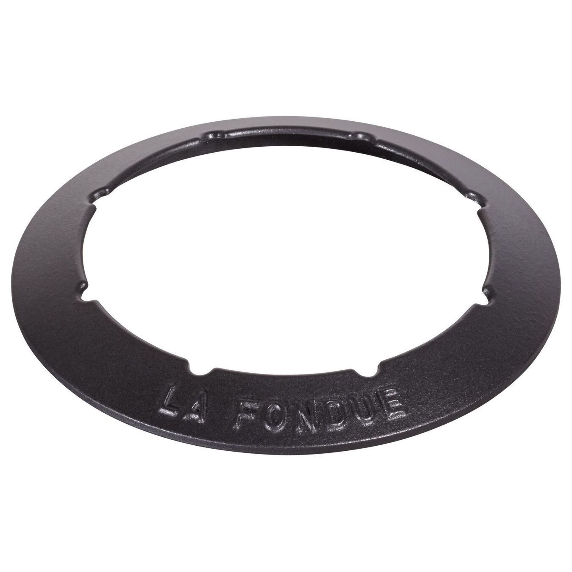 Service à Fondue en Fonte Staub, Rond, 2 anses, Noir Mat