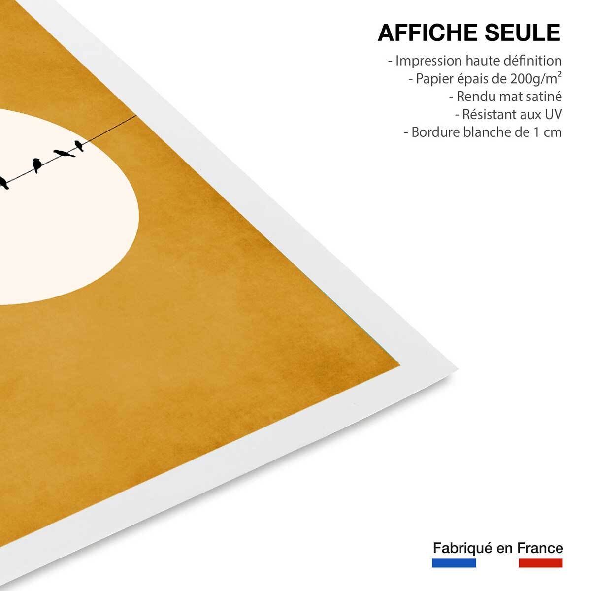 Affiche dessin ""Gazouillis"" Affiche seule