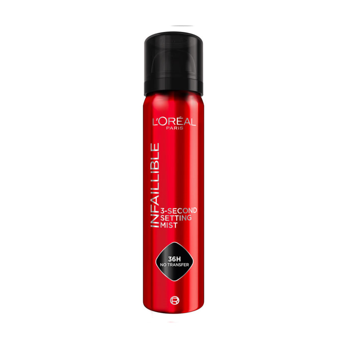 L'Oréal Paris Infaillible Spray Fixateur de Maquillage 75ml