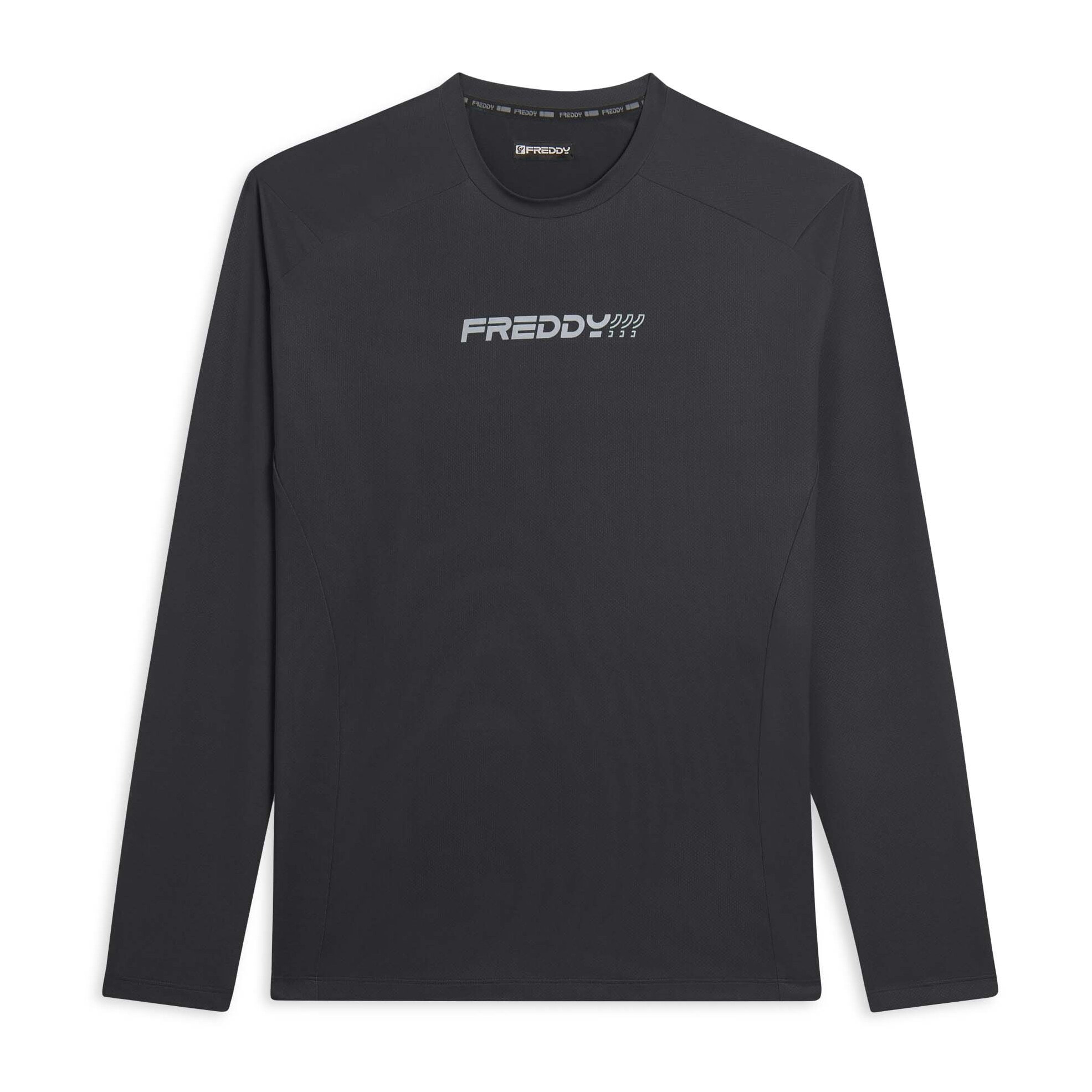 T-shirt slim manica lunga con fit tecnico