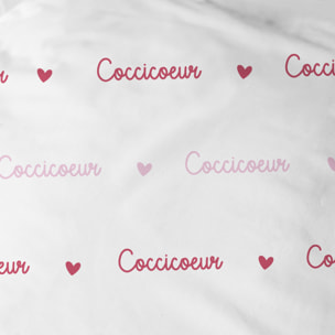 Parure de lit imprimée 100% coton, COCCI COEUR