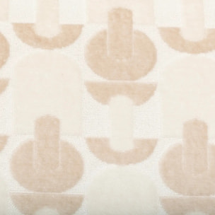 Coussin "Luna" jacquard velours lin 35x75cm