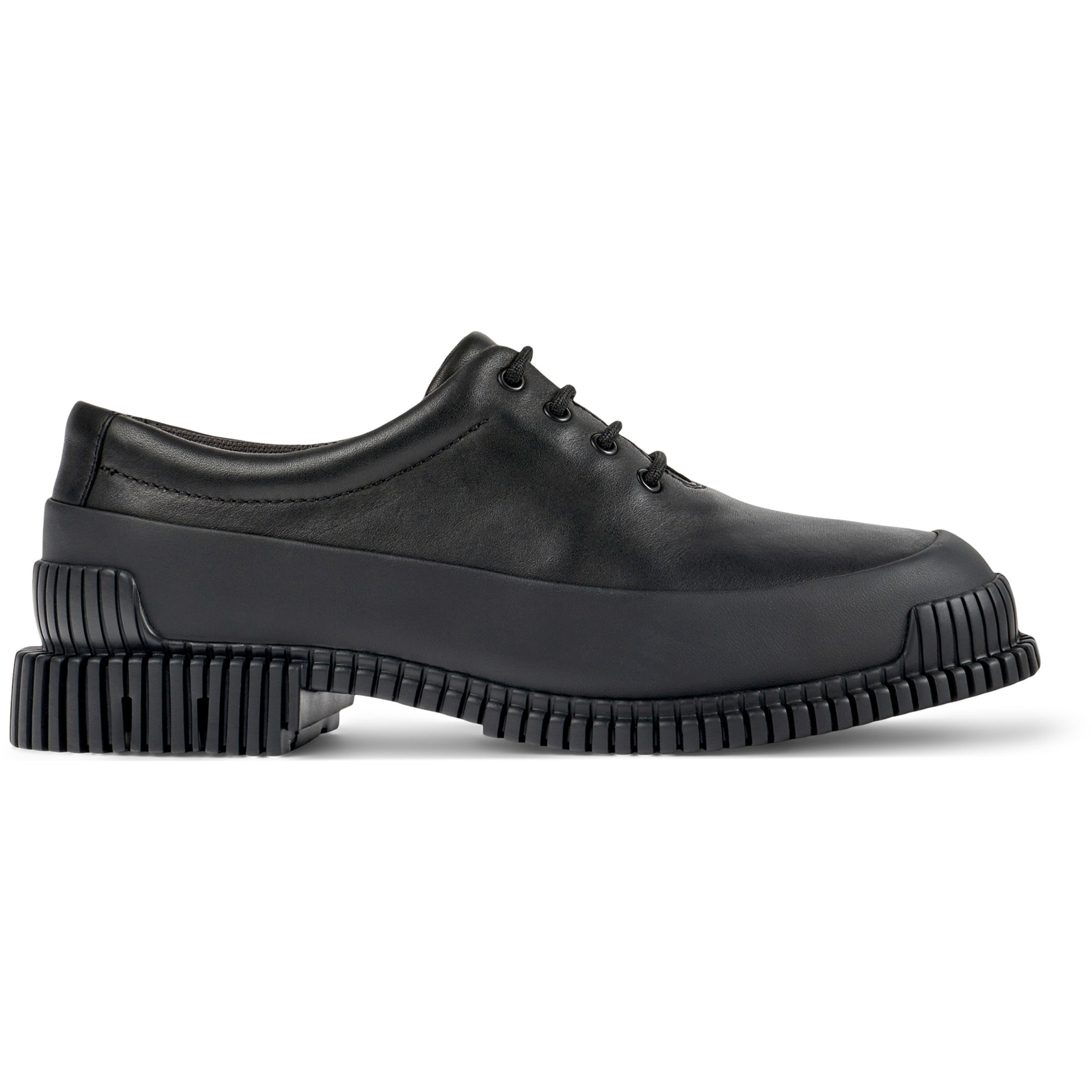 Zapatos de cordones - CAMPER Pix - Negro - Cuero liso