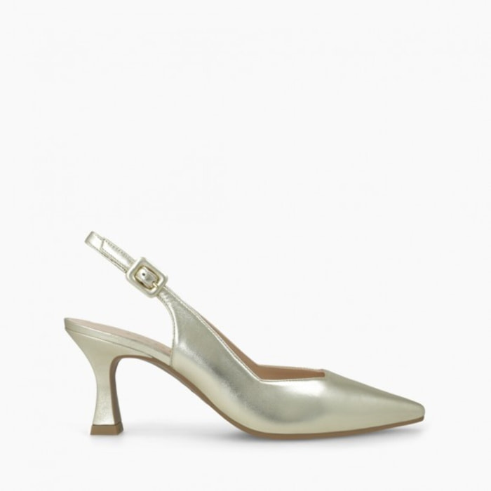 ZAPATOS DE SALÓN DORADOS JUCO