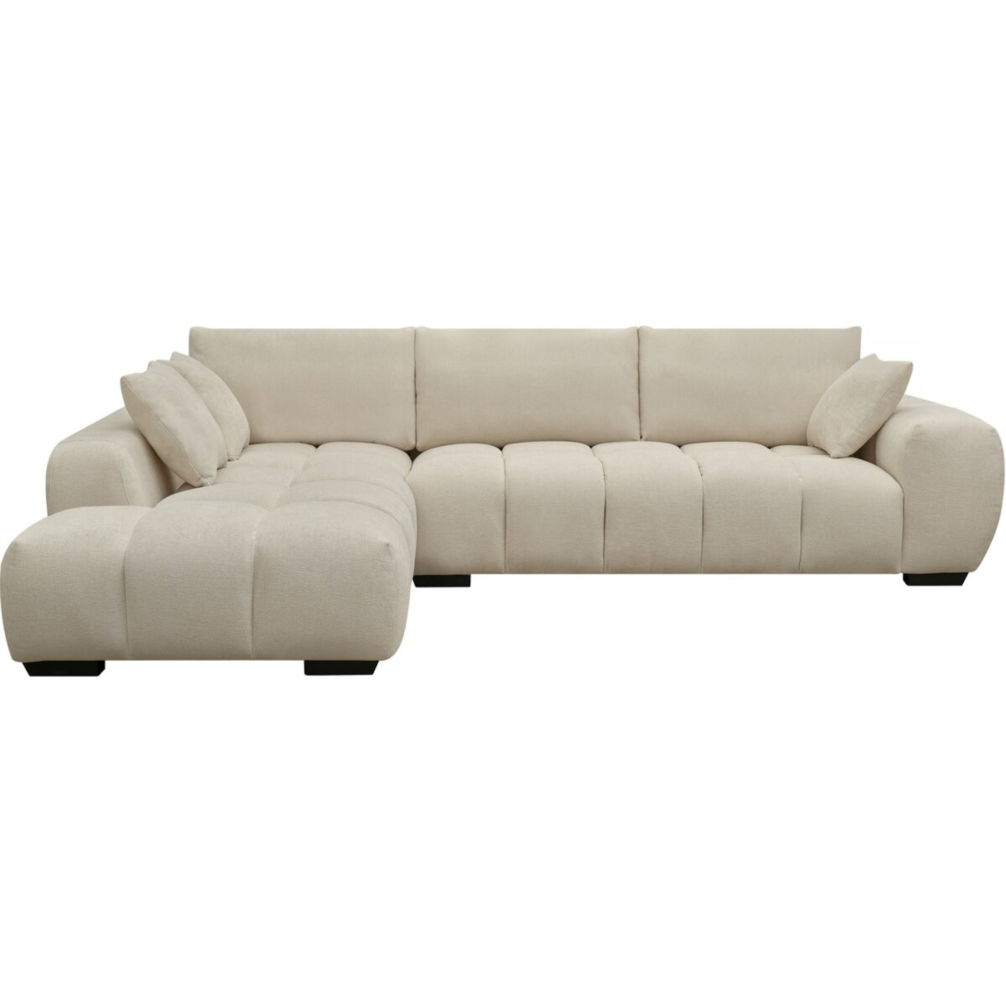 Canapé d'angle "Monceau" - 3 places - Beige