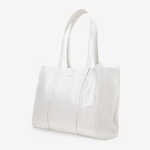 Bolso de hombro piedra con cremallera