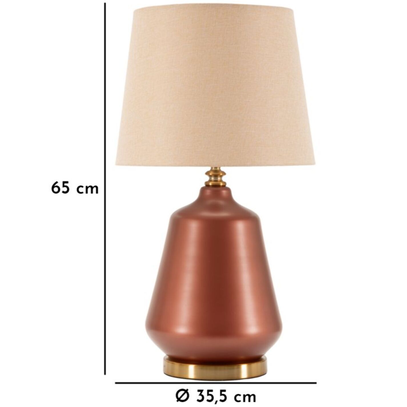 LAMPADA DA TAVOLO ROSENTHAL -C- CM Ø 35,5X65