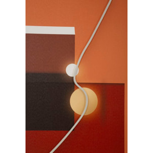 STAMPA C/LED SU TELA ABSTRACT CM 150X3,5X50