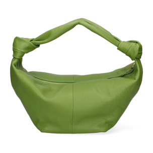 Borsa a spalla da donna - Modello Lunaria - Vera pelle - 37.0 x 20.0 x 17.0 cm