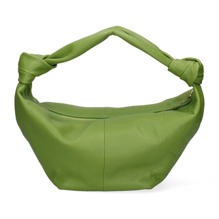 Borsa a spalla da donna - Modello Lunaria - Vera pelle - 37.0 x 20.0 x 17.0 cm