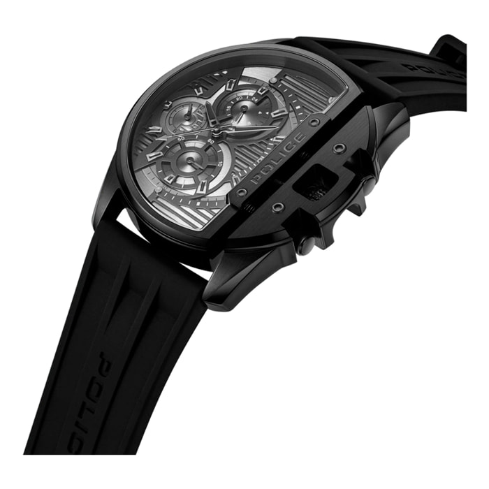 Reloj Police PEWGQ2203605M Hombre Analogico Cuarzo con Correa de Silicona