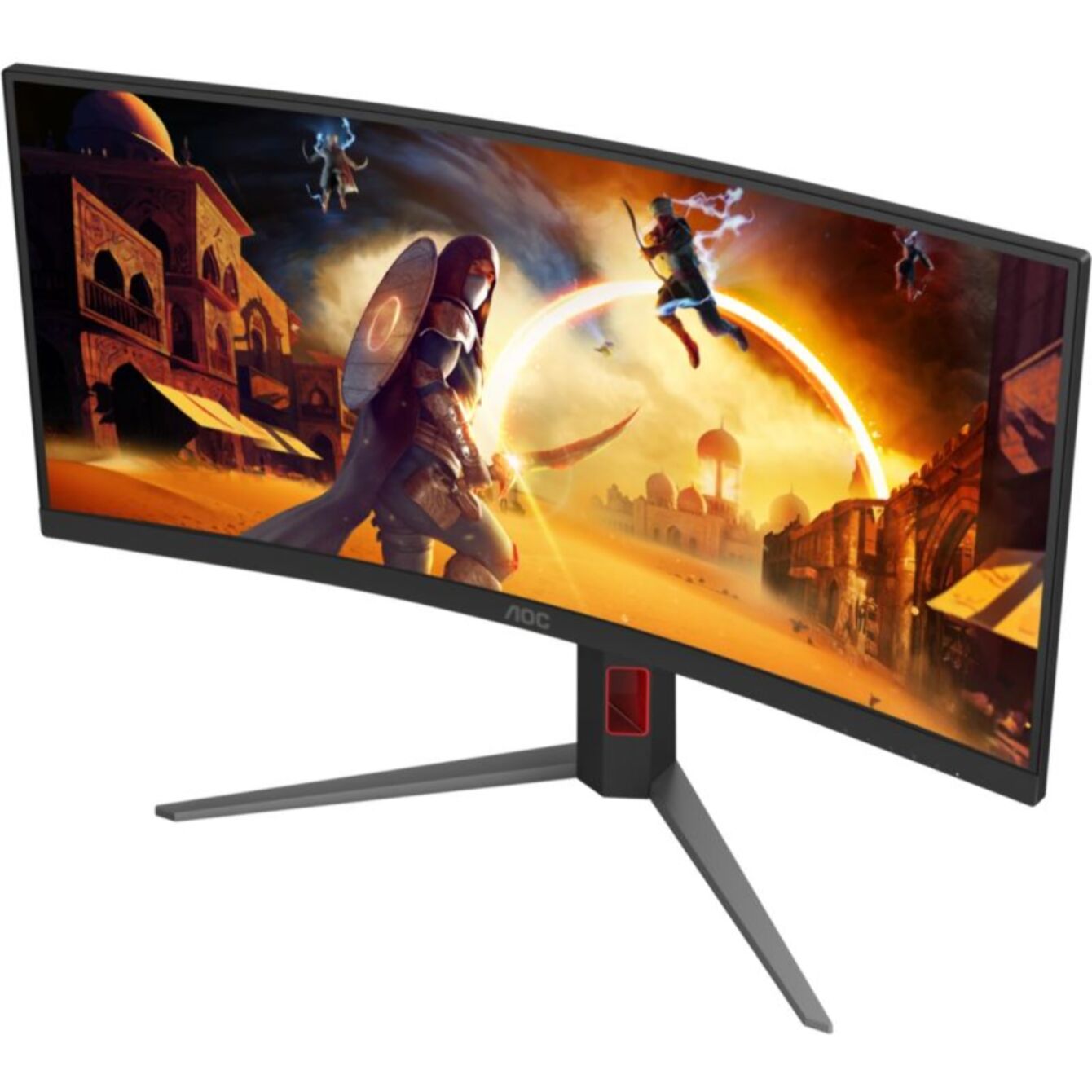Ecran PC Gamer AOC CU34G4 34" Incurvé 1500R UWQHD 180Hz Fast VA HDR10 Adaptive-Sync