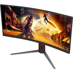 Ecran PC Gamer AOC CU34G4 34" Incurvé 1500R UWQHD 180Hz Fast VA HDR10 Adaptive-Sync