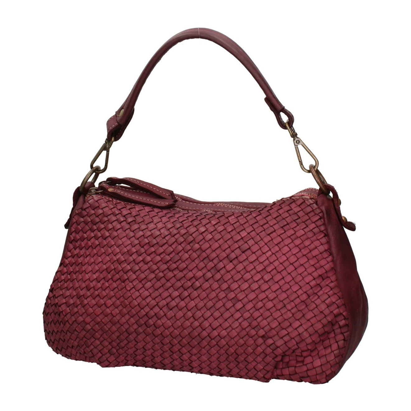 Borsa a spalla da donna - Modello Novella - Vera pelle - 31.0 x 18.0 x 12.0 cm