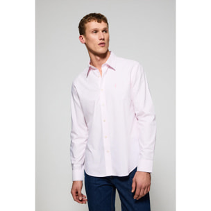 Camisa raya yale rosa con logo bordado Rigby Go