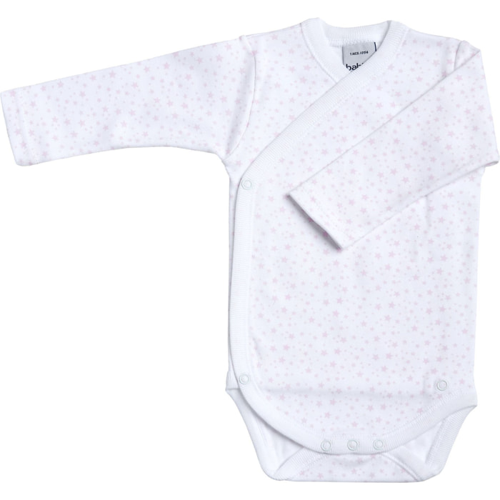 Body bebé manga larga cuello puntilla