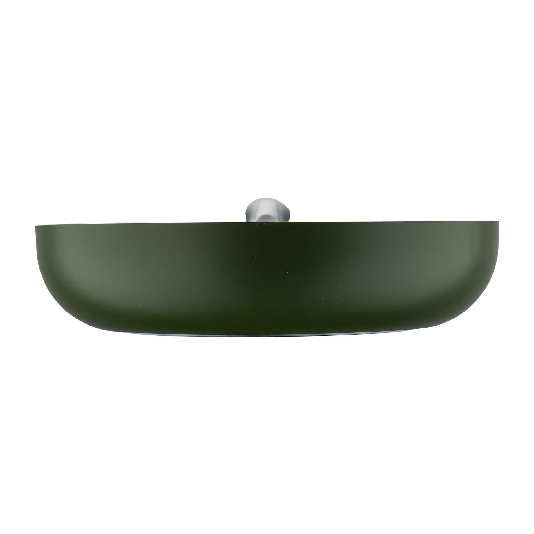 Sartén en aluminio prensado verde, antiadherente y ligera para cocina diaria