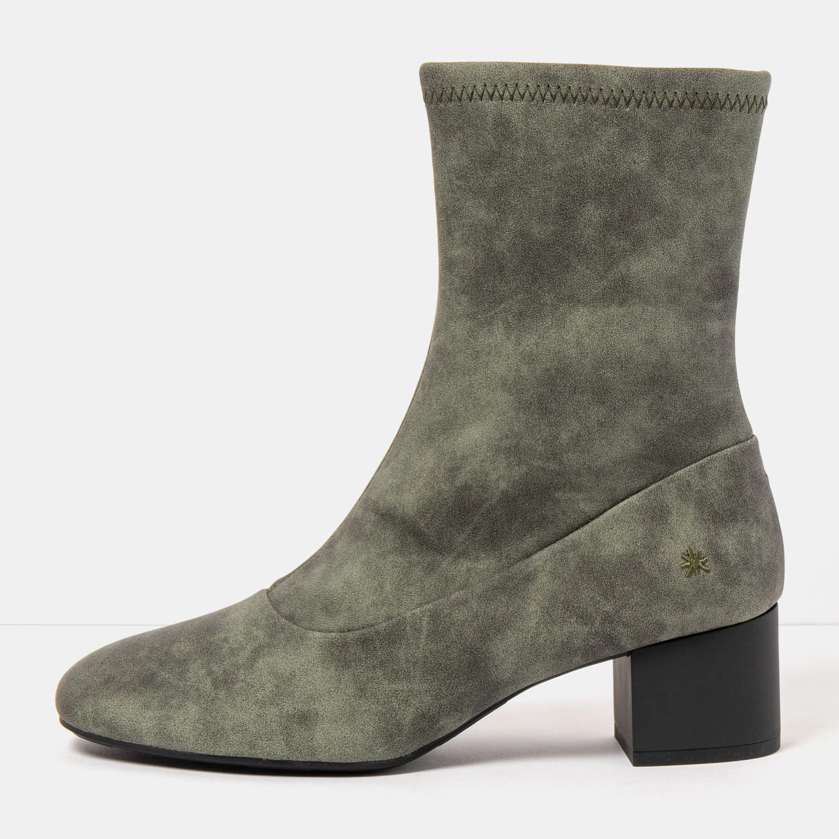 Botines con tacón 2143 ELDER PU KAKI/ MURAT color Kaki