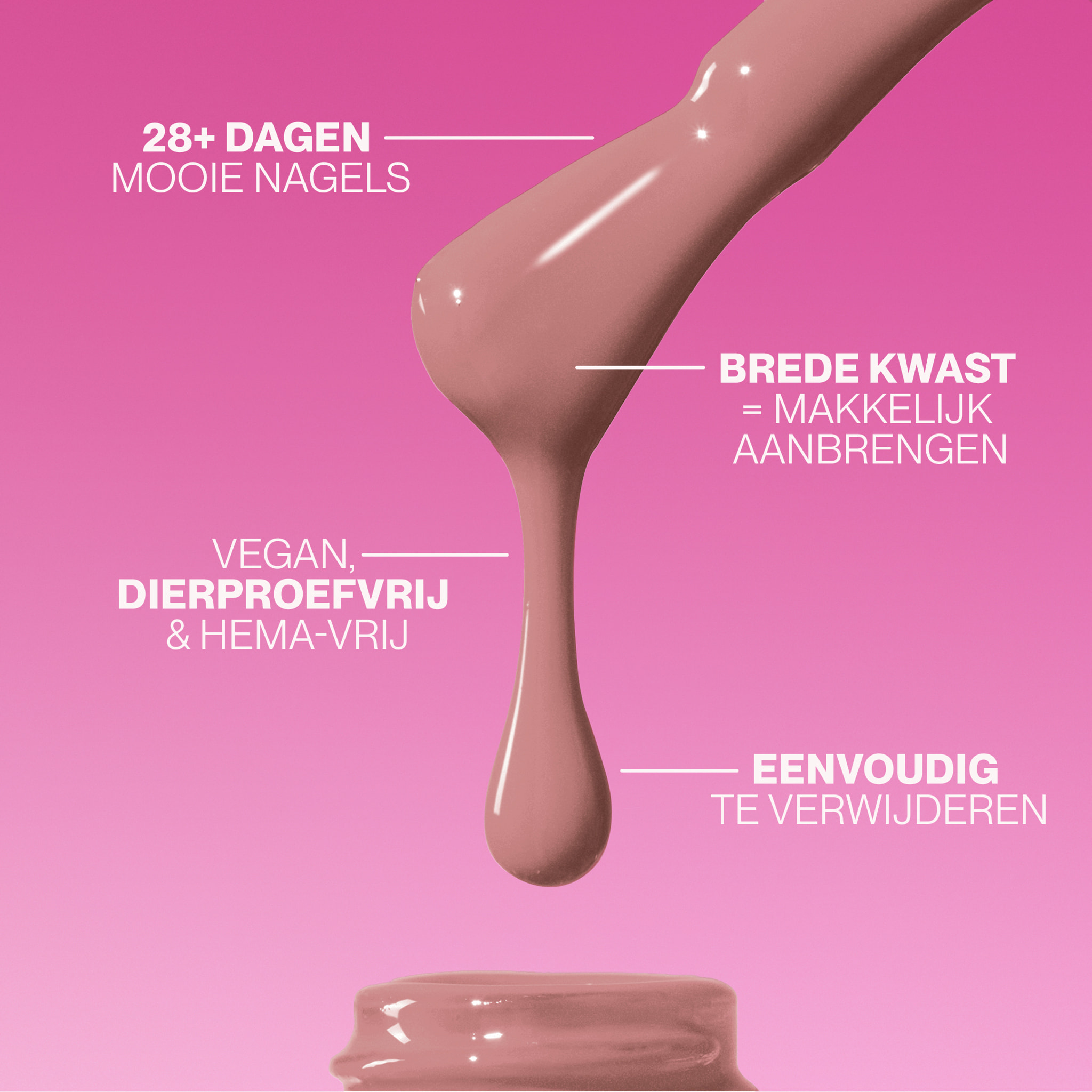 Vernis semi-permanent - 195 Bronzed Nude - 15 ml