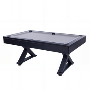 Table multi-jeux ping-pong et billard en bois noir ARIZONA