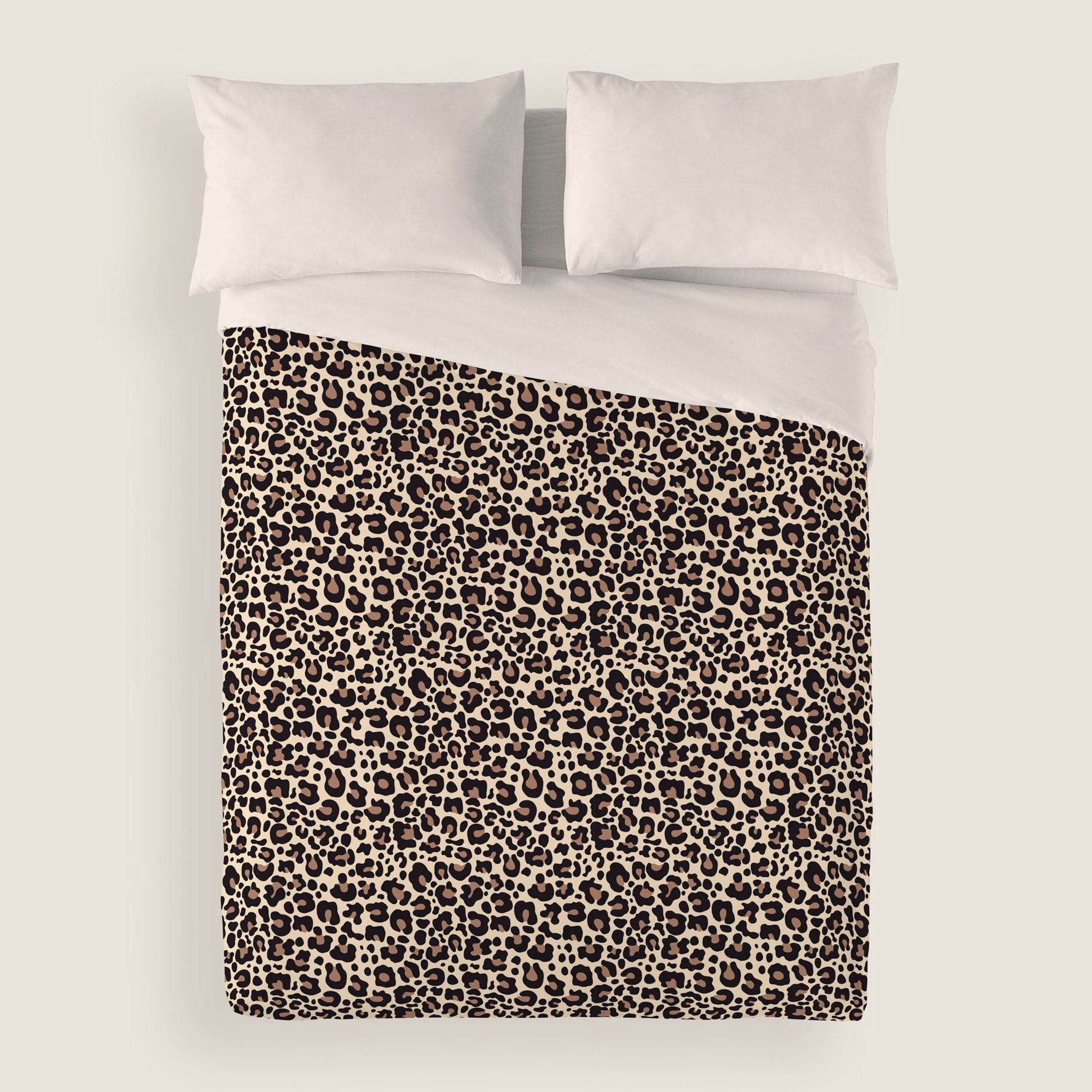 Funda Nórdica Estampada 2/3 piezas - 100% Microfibra Poliéster - Leopard