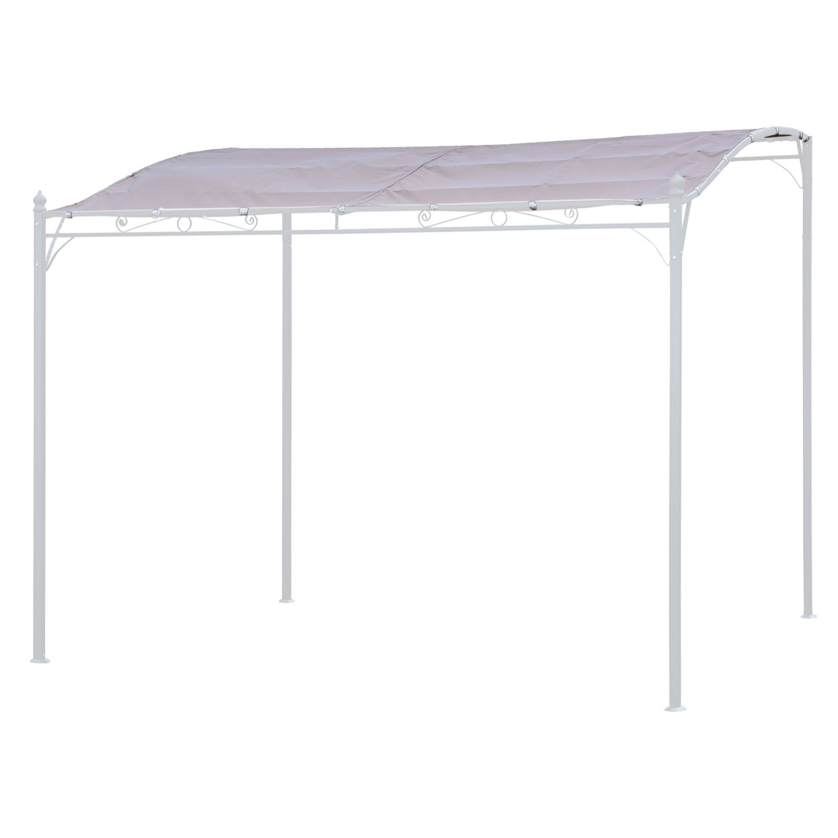 Toile pour pergola murale 3 × 2,5m NICE taupe