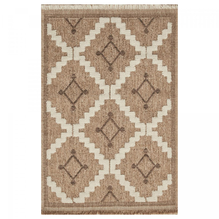 Tapis extérieur tissé kilim rectangle TEBI