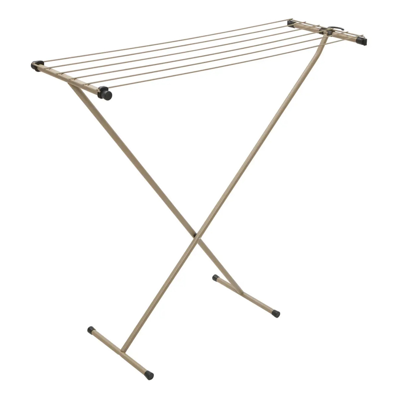 Étendoir à linge accrochable Sahana pont 6 m pliable beige