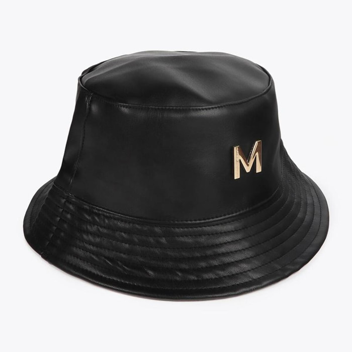 Cappello a Secchiello Effetto Pelle