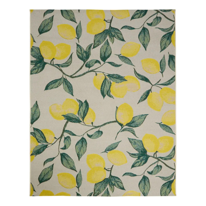 Tapis d'extérieur Kepa 300x200cm motif citrons