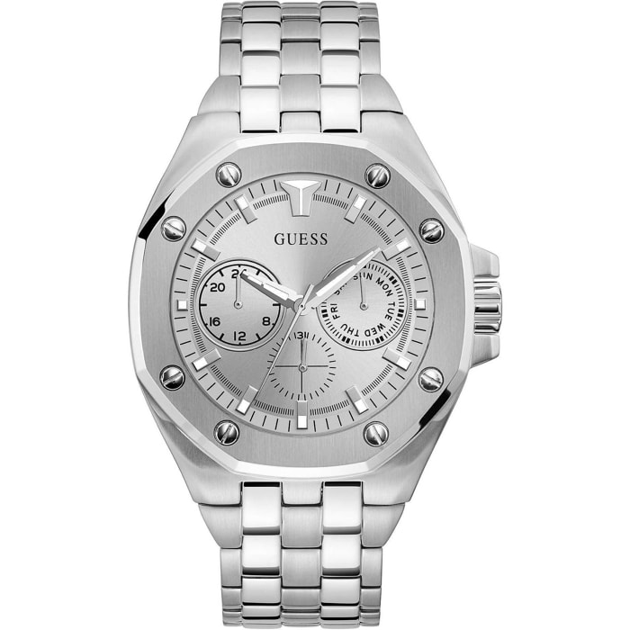 Orologio Guess TOP GUN Acciaio Silver