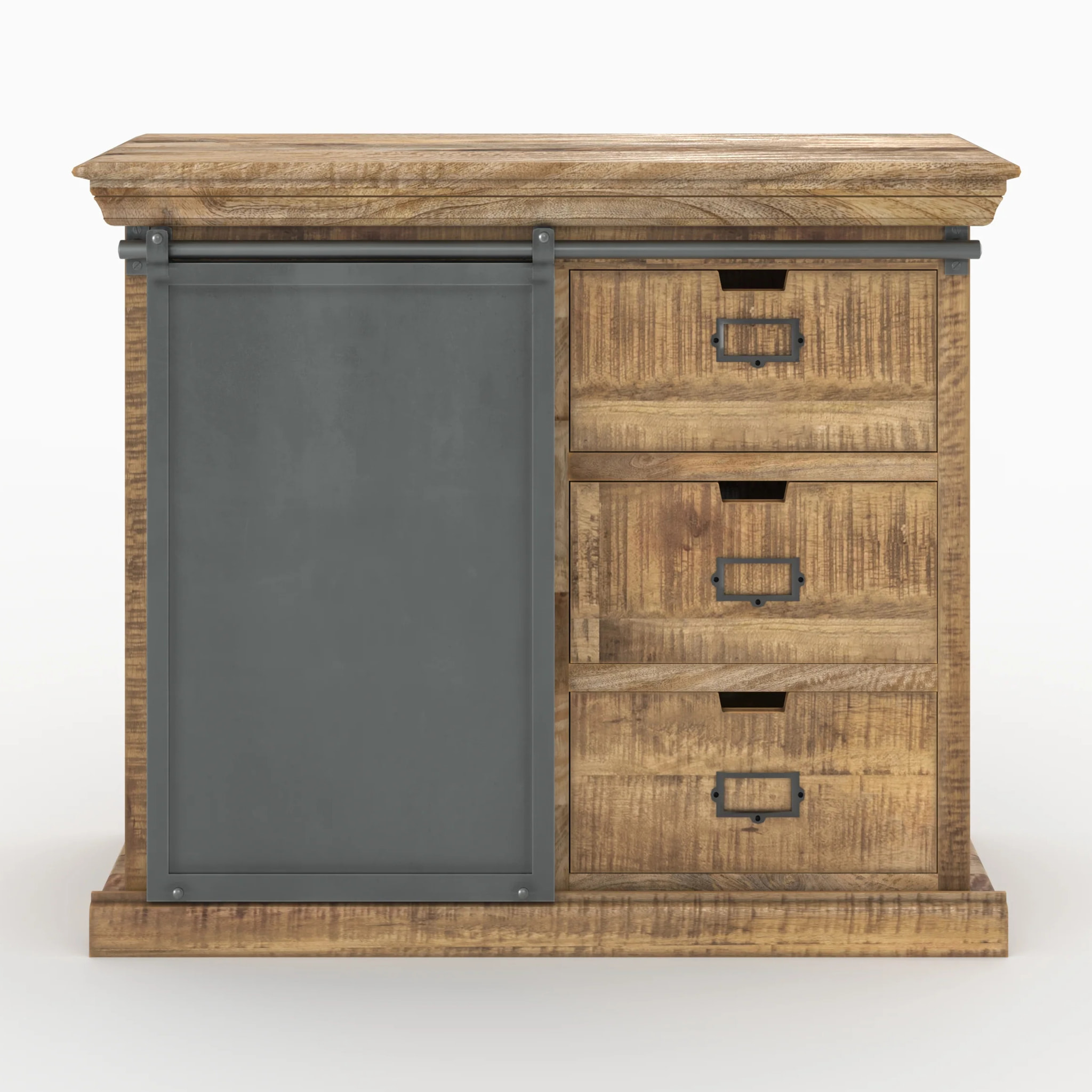 Ensemble 2 buffets en bois de manguier - Tabuk