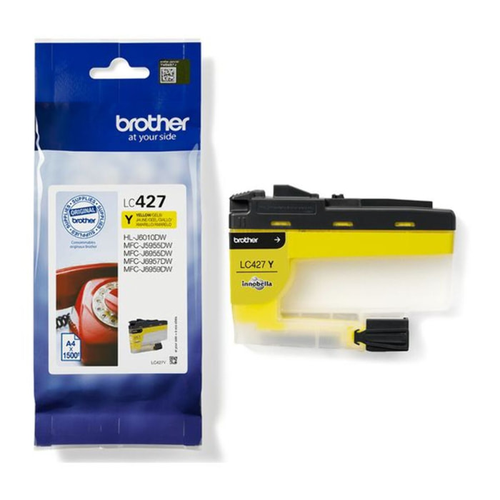 Cartouche d'encre BROTHER Originale LC427 Jaune (Yellow) Standard - LC427Y