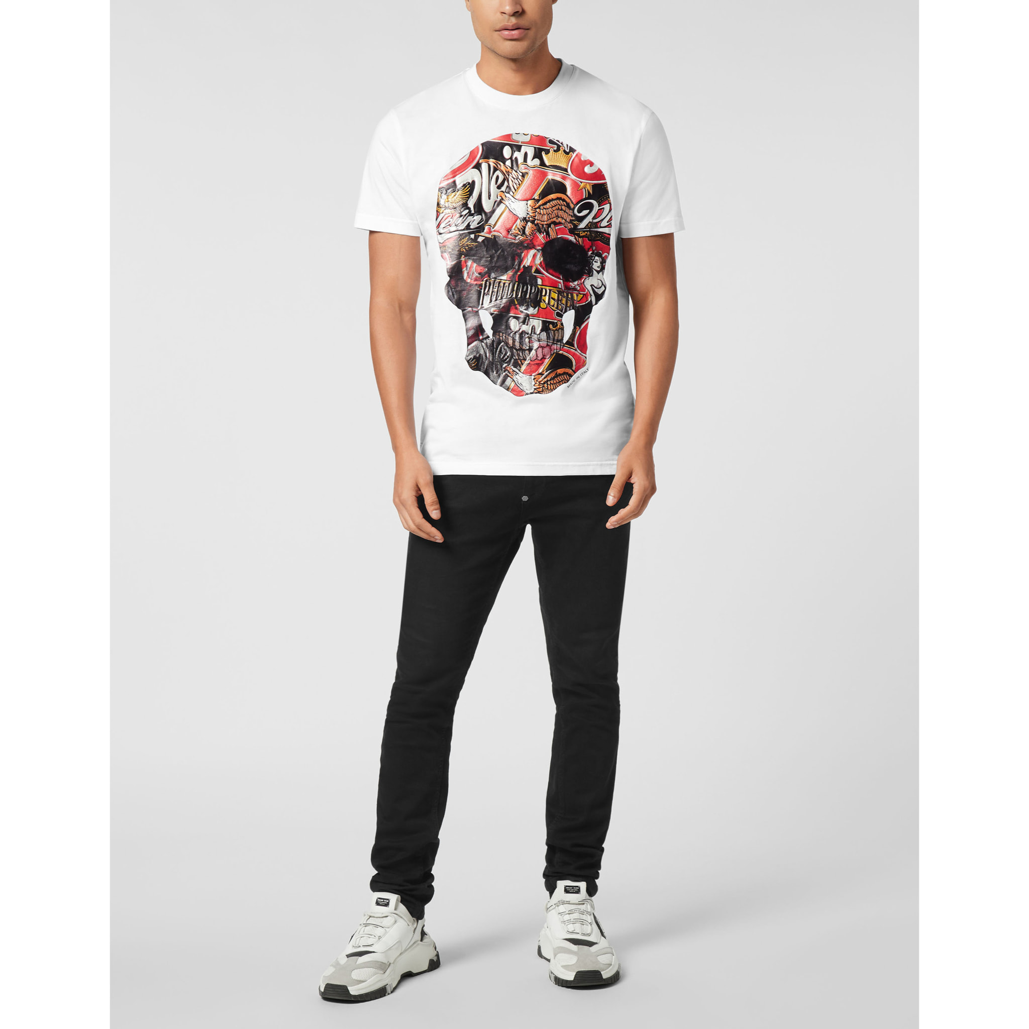 PHILIPP PLEIN Maglietta girocollo Ss SKULL