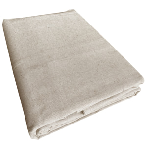 Copriletto copritutto tinto in filo tinta unita beige
