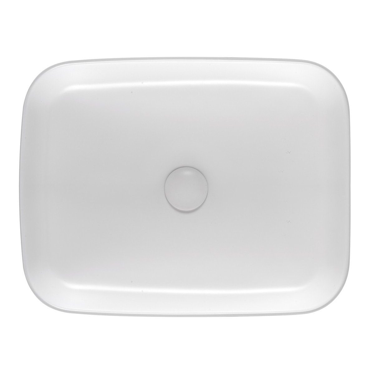 Vasque à poser Infinitio 50 x 39 x 13 cm sans trop-plein, blanc mat (SATINF5039M)