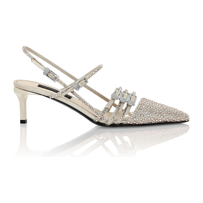 PHILIPP PLEIN Slingback Low Heels
