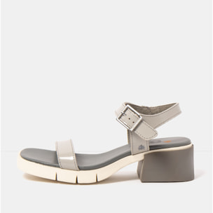 Sandalias con tacón 2060 NAPPA SHINNY CINDER / VARSOVIA color Cinder