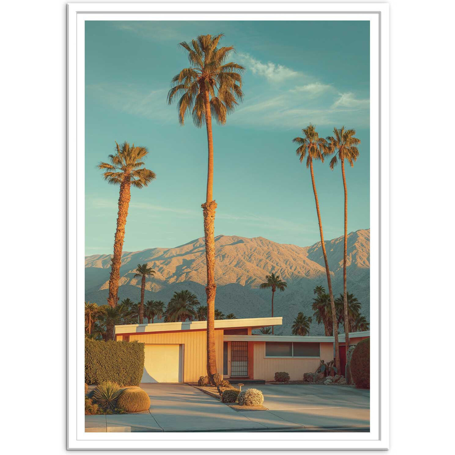 Affiche - Famous palm springs - Philippe Hugonnard