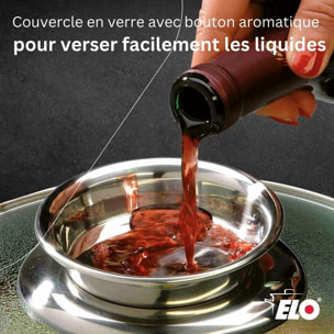 Cocotte 28 x 28 cm en fonte aluminium antiadhésive 3,6 L Elo Alucast