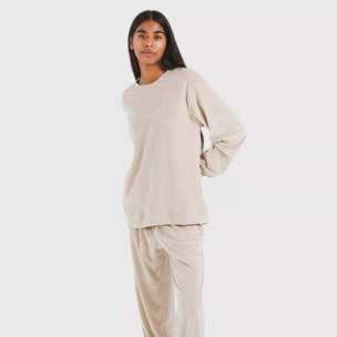 Pijama largo Velvet liso