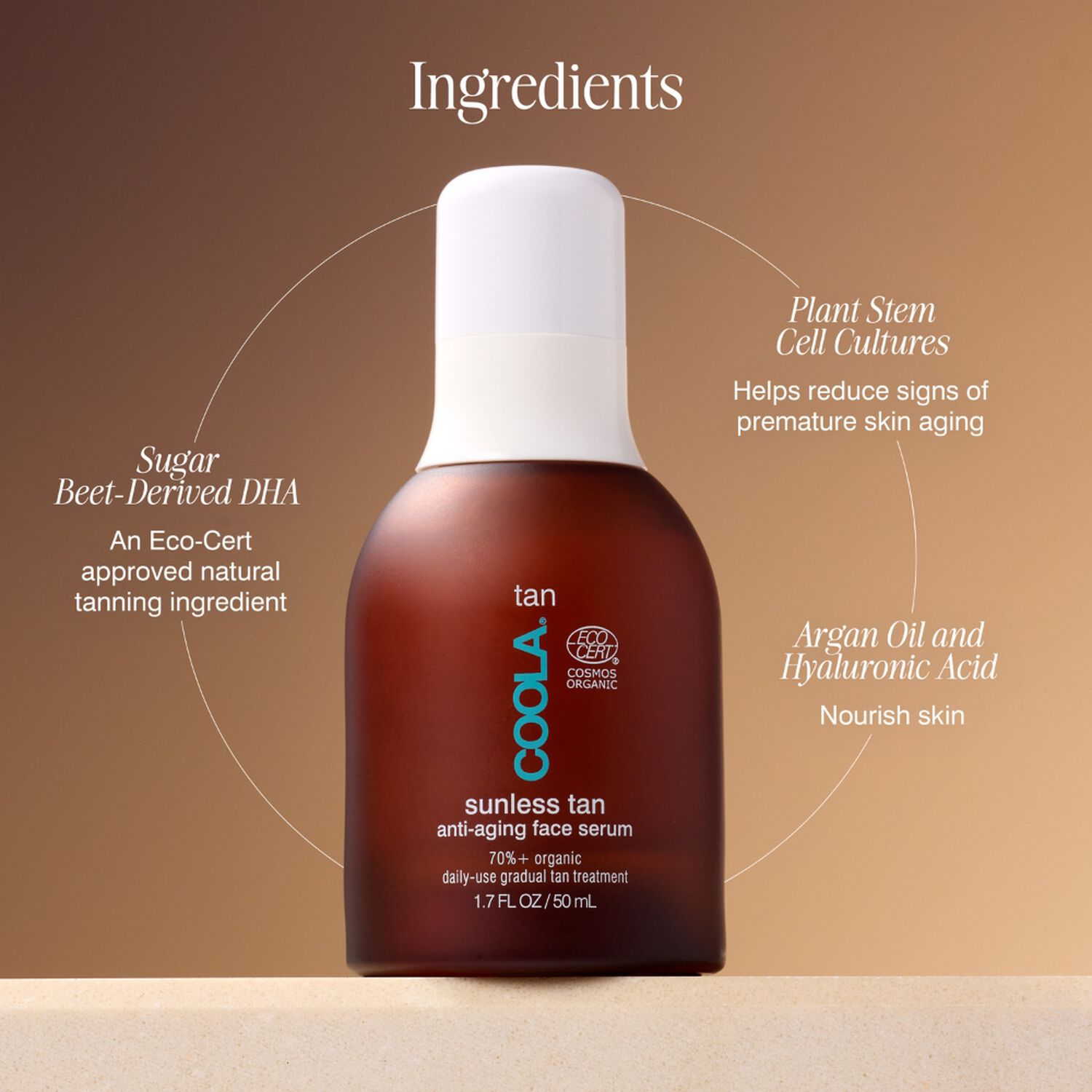 Sunless Tan Anti-Aging Face Serum - Sérum Autobronzant Anti-Age 50 ml