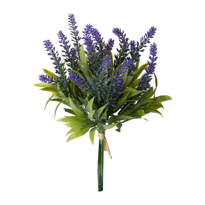 Mazzolino Lavanda 40 Cm - Pezzi 12 - 20X40X20cm - Colore: Viola - Bianchi Dino - Fiori Artificiali